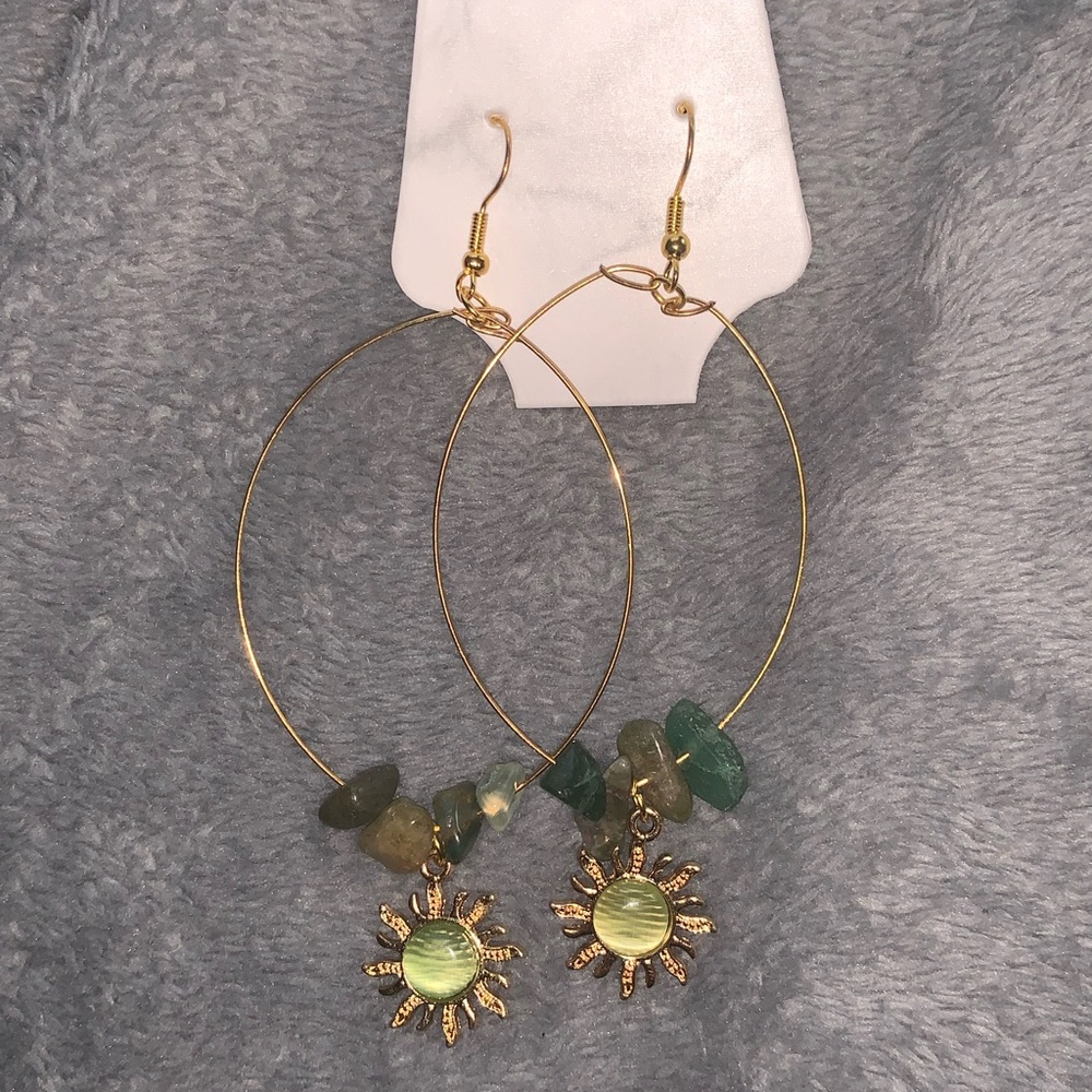 Jade Dangle Earrings